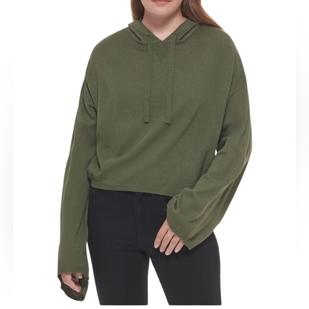 NWT Calvin Klein Women's Chain‎ Stitch V-Neck Sweater size XL